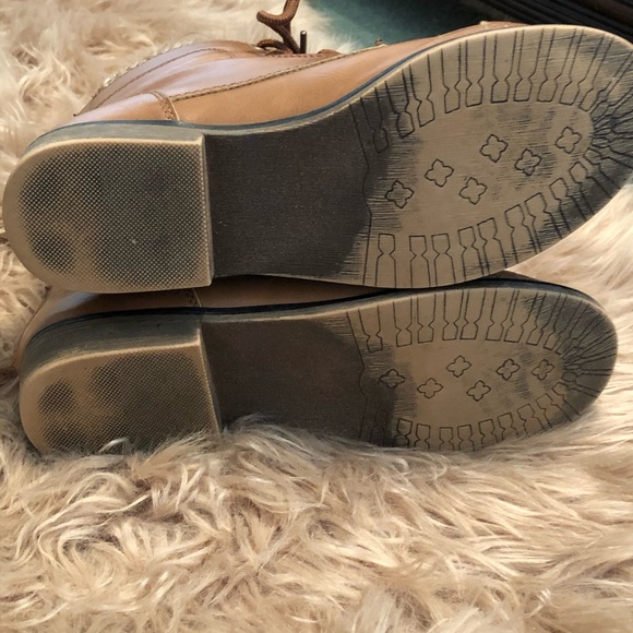 MUDD brown zip up combat boots - Picture 11 of 11